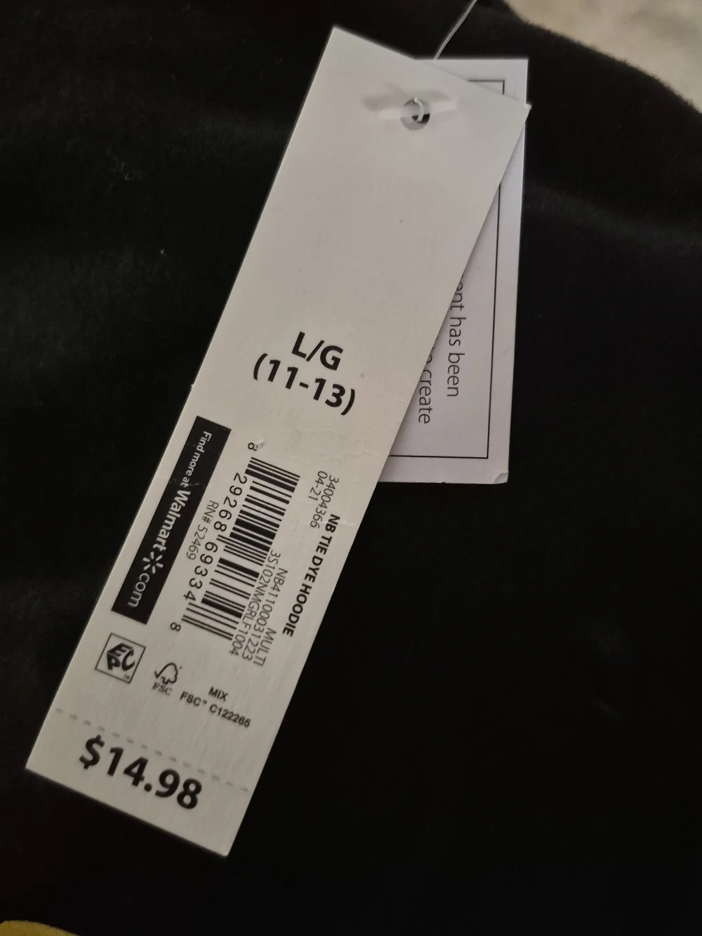 New With Tags No Boundaries Long Hoodie - Picture 5 of 6